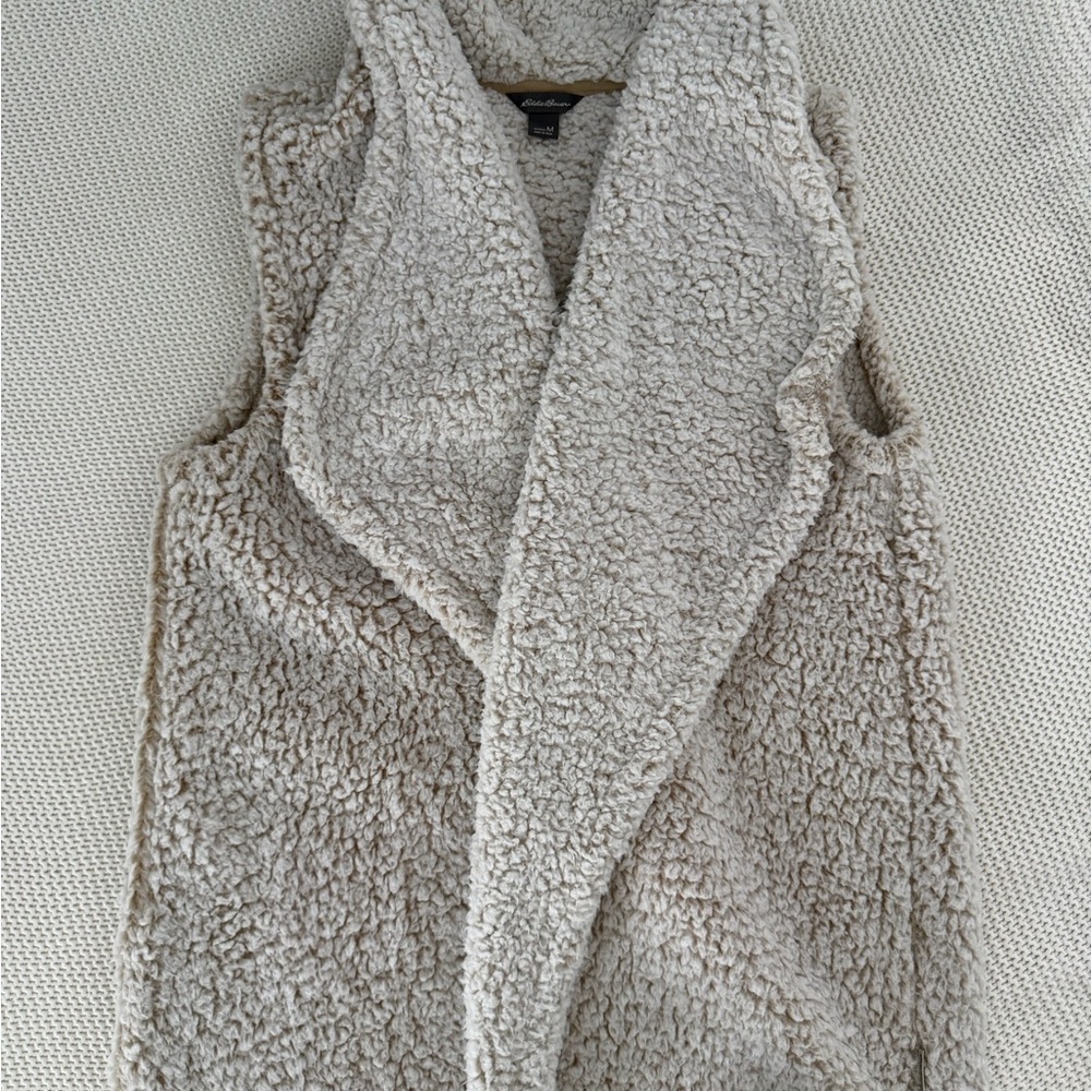 Eddie Bauer Cream Teddy Jacket